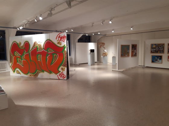 Eindrücke aus der Ausstellung "Handreichungen" in der TUFA