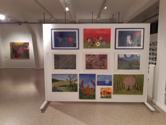 Eindrücke aus der Ausstellung "Handreichungen" in der TUFA