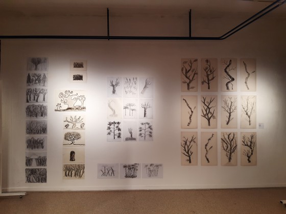 Eindrücke aus der Ausstellung "Handreichungen" in der TUFA